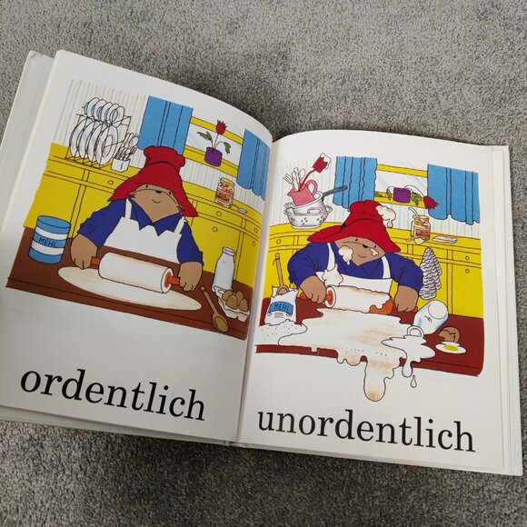 Paddington Bär GEGENSÄTZE Kids Educational Opposites Book in German Deutsch Buch - Picture 3 of 3